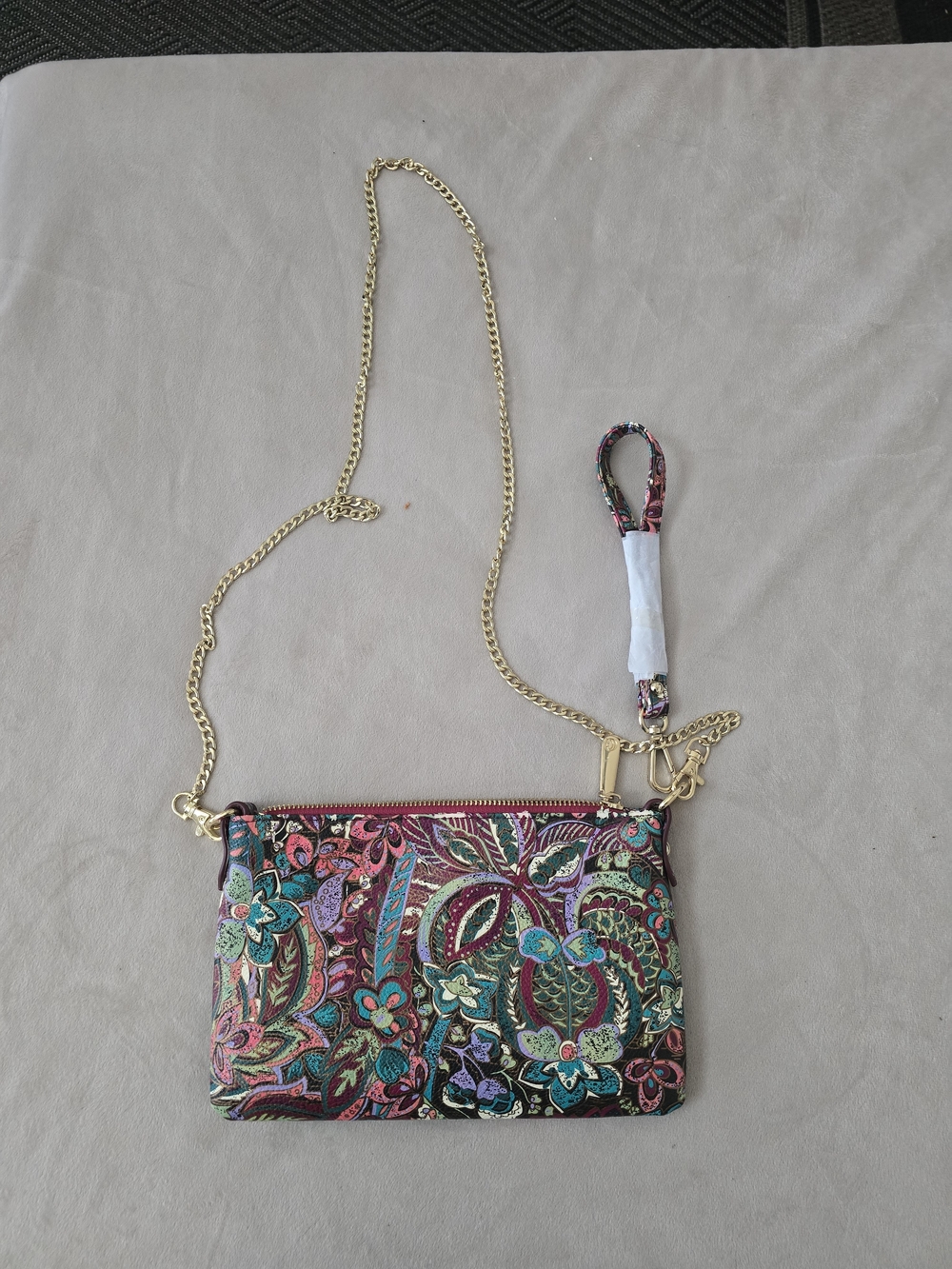 Floral Paisley Crossbody Bag in Multicolor